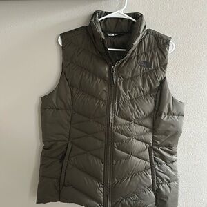 Northface down vest, size large